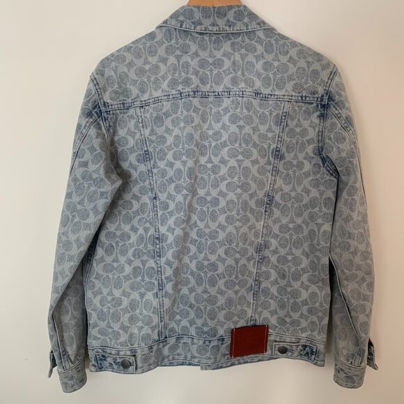 Coach Signature Denim Jacket Size Small NWOT - Picture 3 of 12
